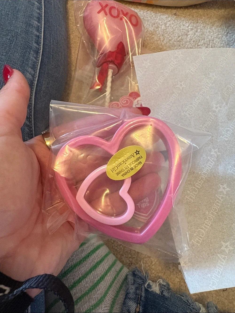 American Girl Valentines Party Set